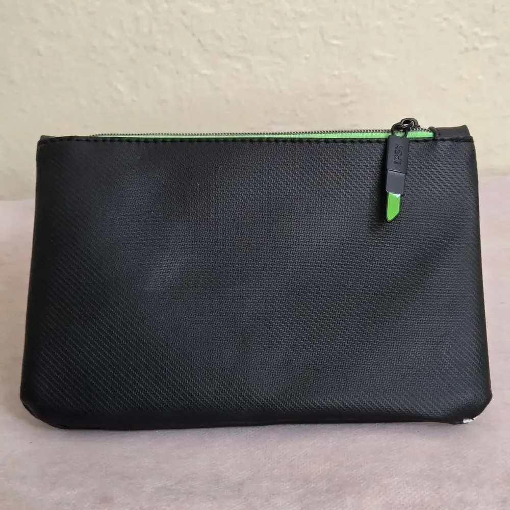 ipsy Pretty Wicked Black and Green Goth Vampire Makeup Bag